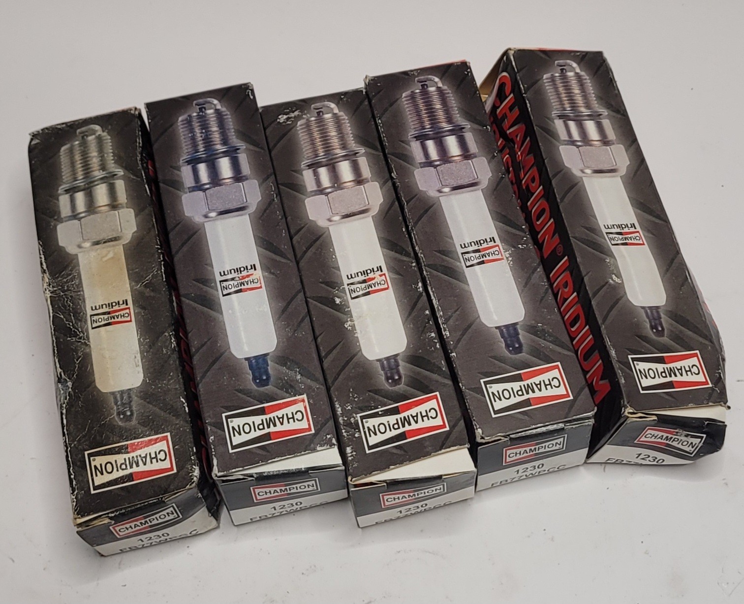 Qty. 5 Champion 1230 FB77WPCC Iridium Industrial Spark Plug