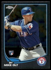2013 Topps Chrome #55 Mike Olt Texas Rangers Baseball Card