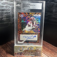 2022 LEAF PRO SET METAL VELUS JONES JR ROOKIE/RC AUTO #1/1 *TIGER KALEIDO PROOF*