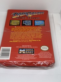 Dash Galaxy in the Alien Asylum NES Nintendo 8-Bit Game Cartridge w/box + book