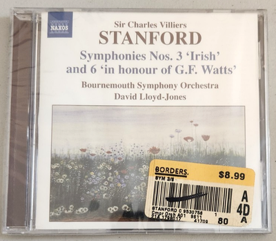 #ad NEW Sir Charles Villiers Stanford Symphonies Nos. 3 amp; 6 CD Naxos SEALED $9.99