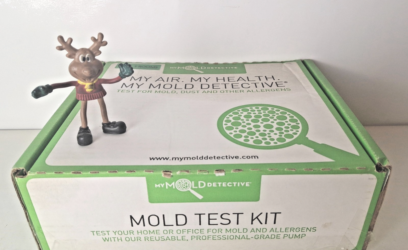 My Mold Detective MMD-103 - 3-Room Kit 3 Indoor + 1 Outdoor Sample Test ...