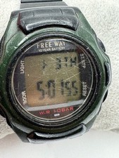 Rare Vintage Citizen Free Way 9908 Quartz Digital Watch New Battery