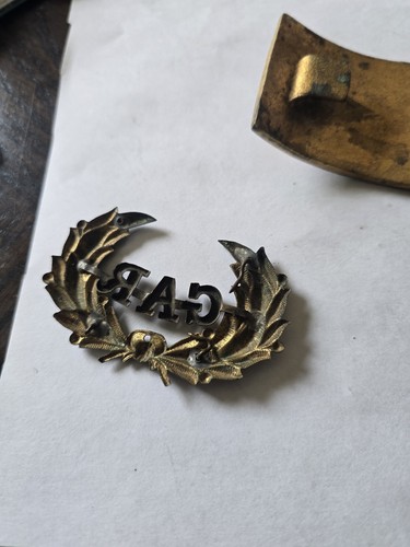 Grand Army of The Republic 1861-1866 GAR Civil War Veterans Belt Buckle Maine! - Picture 8 of 8