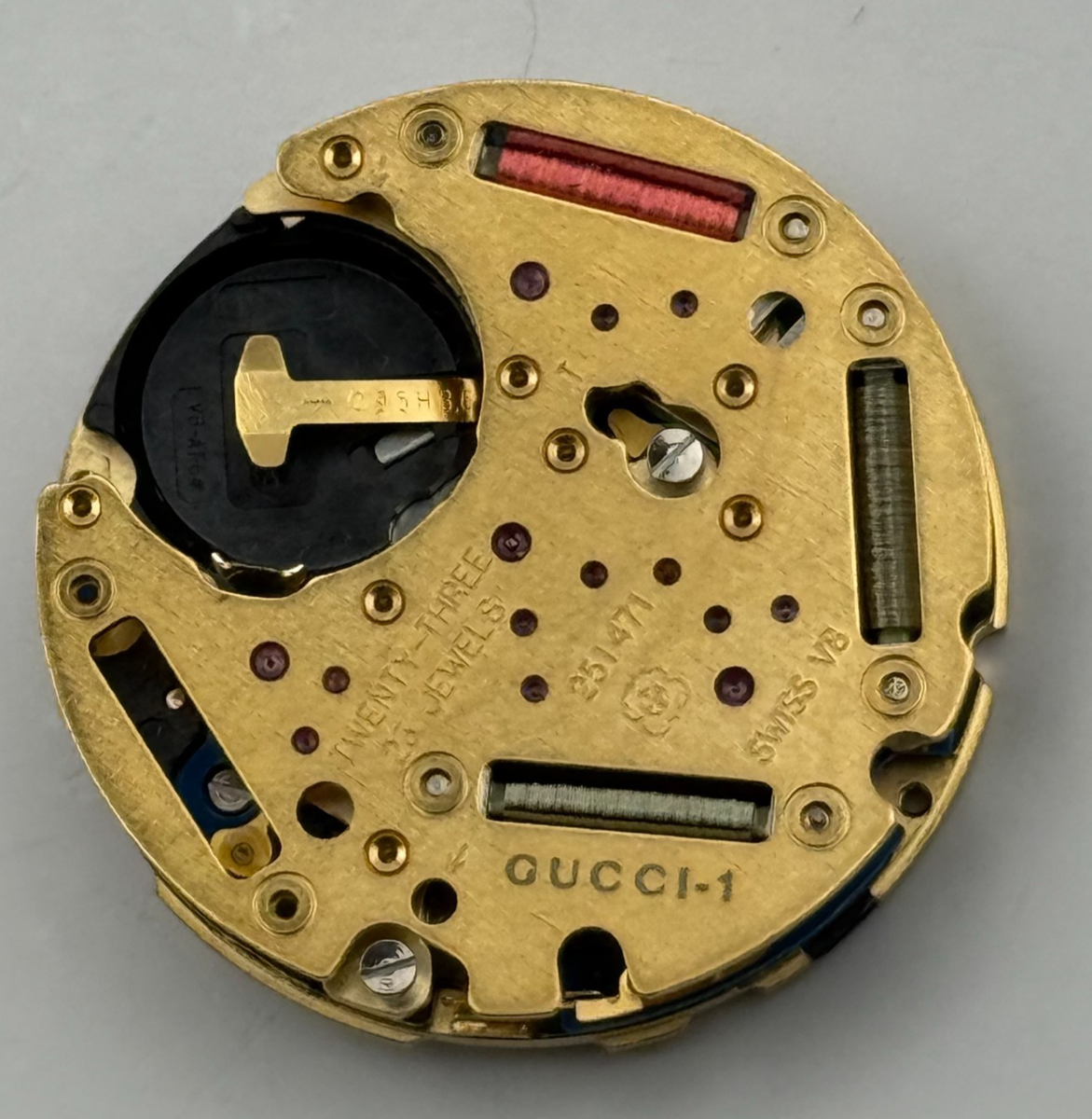 ETA 251.471 Watch Movement Quartz Gucci-1 Swiss Date Parts