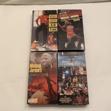 Michael Jordan VHS Lot -Air Time, Come Fly With Me, Playground, Learning To Fly
