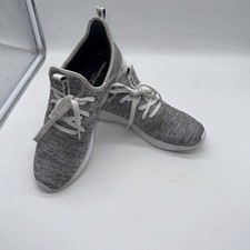 Adidas CloudFoam Pure Sneaker Running Shoes Womens Sz 10 Black/White DB0695