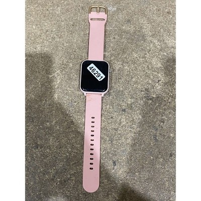 Rosa Unisex Erwachsene Smartwatch Annehmen/Anrufen IP68 Wasserdicht für Android & IOS