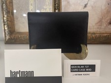 Hartmann Reserve Leather Black Card Case With ID