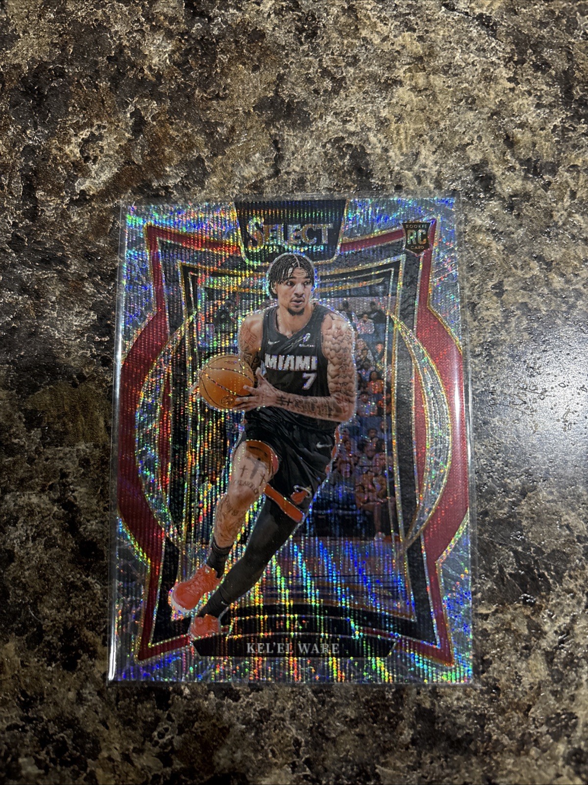 2024-25 Panini Select Concourse Kel'el Ware #66 Elephant Prizm (RC) Rookie SSP