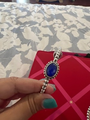LAGOS MAYA FACETED  DOUBLET STATION BANGLE BRACELET BRAND NEW $445 SZ M