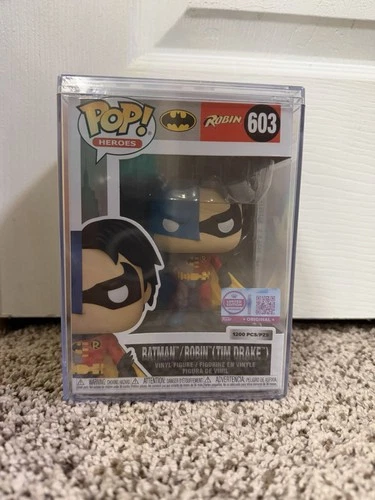 Funko Pop! Batman/Robin (Tim Drake) #603 with Protector - NEW IN HAND - LE 1200