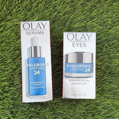Olay Hydrating Serum and eye gel set