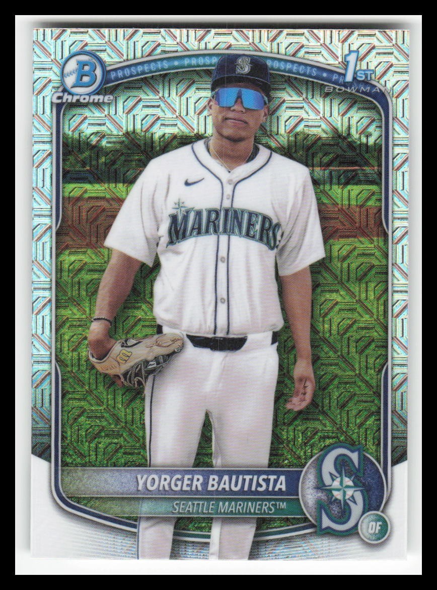 2025 Bowman Chrome Mega Box Prospects #BCP194 Yorger Bautista