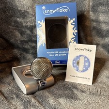 Blue Snowflake USB Desktop Portable Condenser Microphone