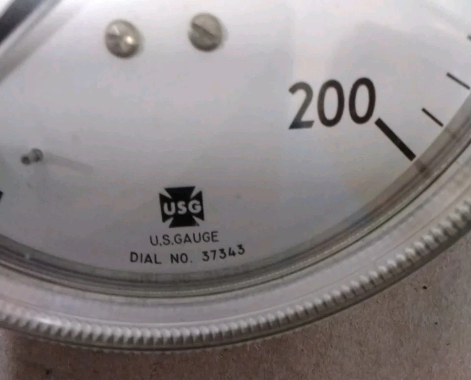 US Gauge 37343 Gauge 0-200psi A79 - Image 3 of 4