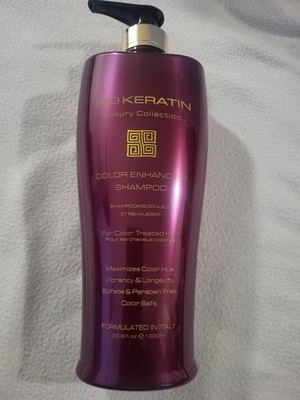 Bio Keratin Luxury Collection ~ Color Enhancing Shampoo 33.8 Fl oz new