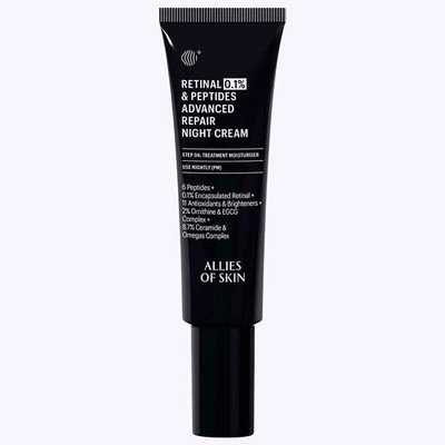 Allies of Skin Retinal 0.1% & Peptides Advanced Repair Night Cream 11070435