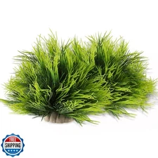FdcLixuvol 2pcs Aquarium Plants Decorations Artificial Fish Tank Plants Plast