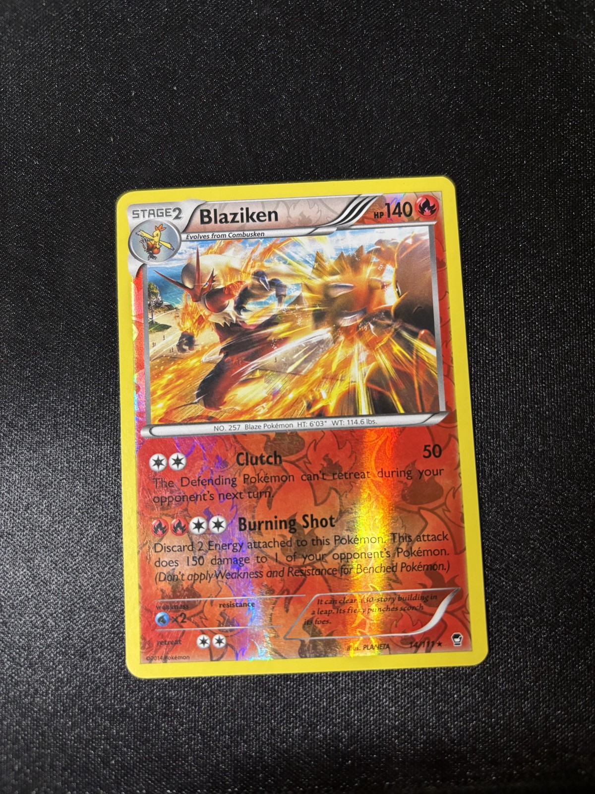 Blaziken Holo Rare XY - Furious Fists 14/111 LP