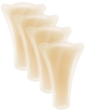 RIFAUM 4-Pack Camel Toe Concealer Cover Silicone Camel-Not One Size, Nude