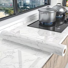 100M Marble Wallpaper Sticky Back Plastic Vinyl Wrap Contact Paper Self Adhesive