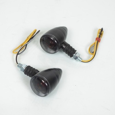 Blinker schwarz, Rauchglas, Typ Blackway Carida 12 V, 10 W, für Motorräder
