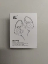 KZ ZS10 Pro, Linsoul 4BA+1DD 5 Driver in-Ear HiFi Earphones w/ Mic, Stone black