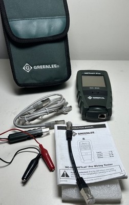 GREENLEE NETcat Pro NC-500 Pro Wiring Tester (FREE S&H)!