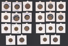 Russia USSR Circulation Coins 11x 3 kopeks 1924-1991 aVF to aUNC W082