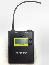 Sony UTX-B03 Bodypack Transmitter with Omni Lavalier Mic - Good Condition