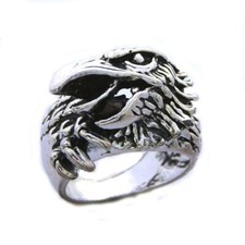 925 Silver Plated Astonishing Handmade Designer Size-8.5 Fashion Rings MR15