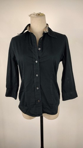 BURBERRY CAMICIA COTONE DONNA TG. XS COTTON SHIRT WOMAN ITALY CASUAL VINTAGE