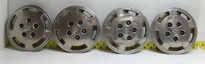 Used OEM GM Set 13'' Hub Caps 10027126 1985-89 Pontiac 2000 Phoenix Sunbird (3334