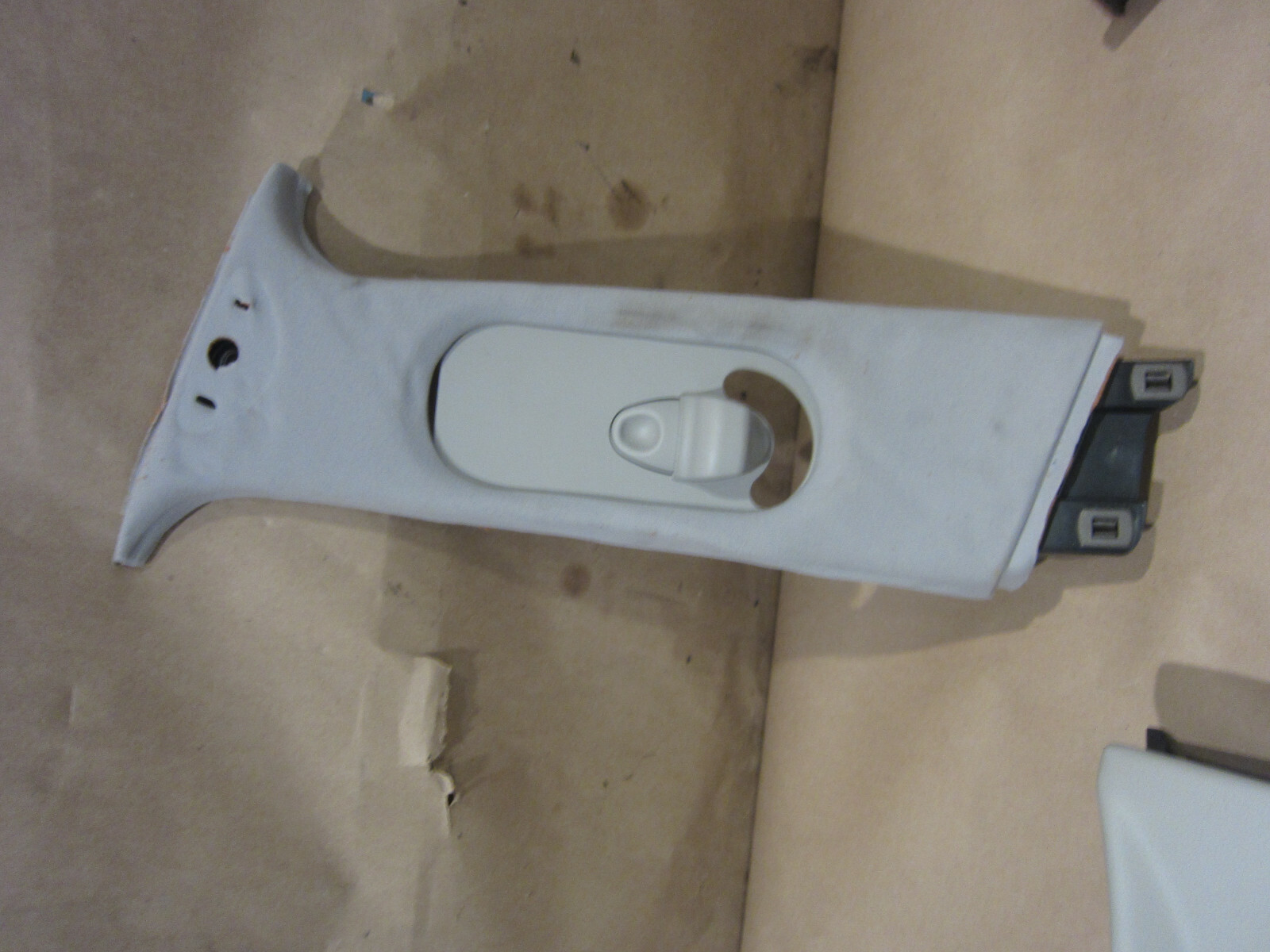 Maserati Quattroporte LH Upper Central Post Cover - Grey -  P/N 981356000