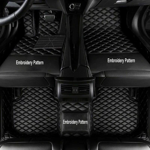 For Mercedes-Benz 1998-2025 All Model Luxury Waterproof Carpets Car Floor Mats - Foto 7 di 9