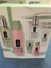 Clinique 3 Step Skin Care Combination Oily/Type 6 piece set- New In Box