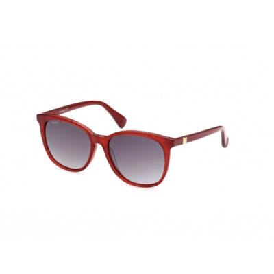 MAX MARA PRISM2 MM0022-F 66B Ruby Red Round Plastic Sunglasses Frame 56-17-145
