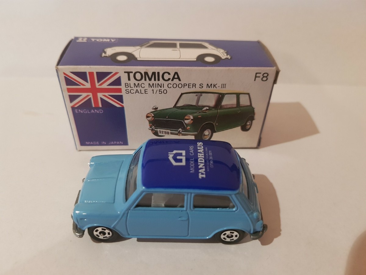 トミカ No.F8 BLMO MINI COOPER S (MK-Ⅲ) 希少 No. F8 BLMC Mini Cooper S Mk-III | Tomica Wiki | Fandom