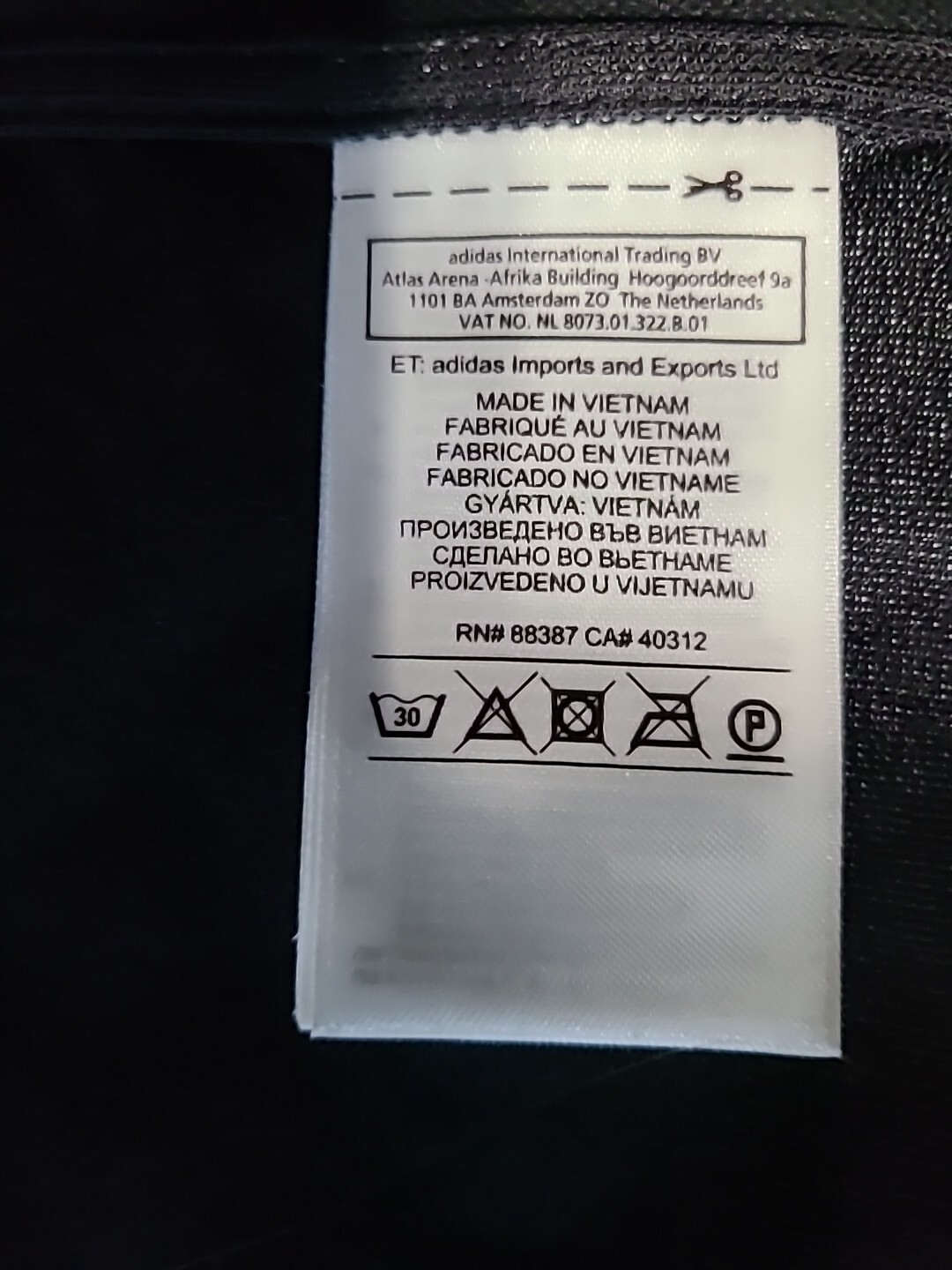 ADIDAS Terrex Wind Stopper Active Shell Black Zip… - image 7