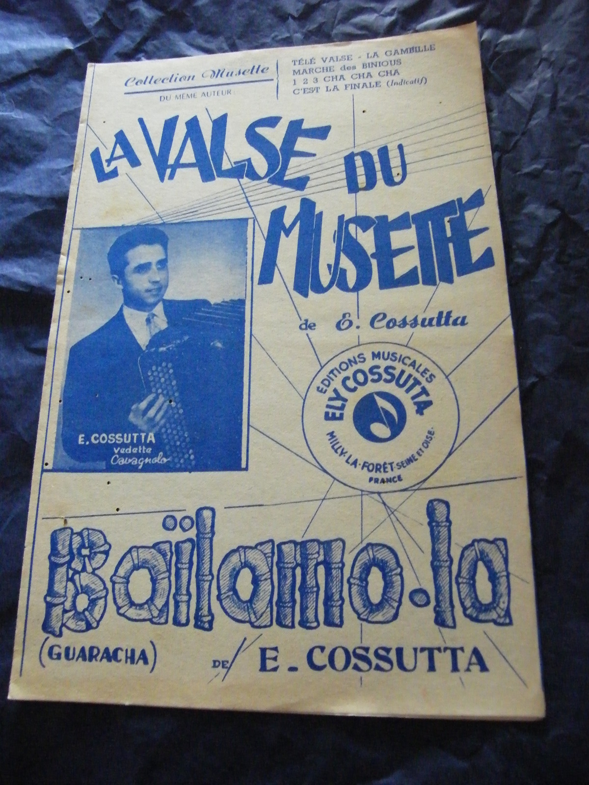 Partition The Waltz of the Musette Bailamo-la by E. Cossutta