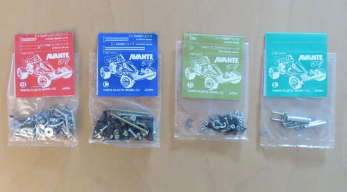 Tamiya RC Screw Bag B + C + D + E Avante 2001 NEW 58085 NIB 1990