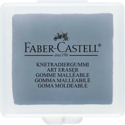 FABER-CASTELL Knetgummi Radierer ART ERASER grau