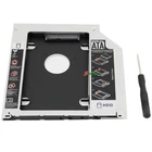 2nd SATA HDD SSD Opitcal Caddy Adapter for 2010 2011 2012 2013 Apple MacBook Pro
