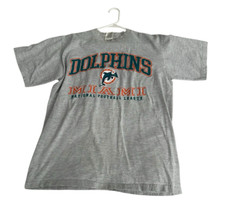 Vtg 90's Miami Dolphins Dan Marino T-Shirt Size L Tour Champ Tag Dated 1998 NFL