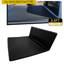 3-Fold Soft 6.5FT 78.9" Tonneau Cover Truck Bed Fit For 2015-23 Ford F150 F-150