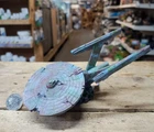 Star Trek style spaceship Aquarium Ornament Fish Tank USS Enterprise Replica