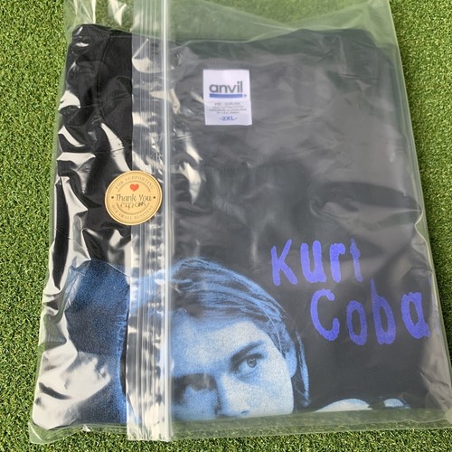 T-Shirt Kurt Cobain Nirvana grafisch doppelseitig XXL Notizbuch Ende der Musik Gedicht - Bild 10 von 10