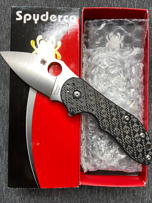 SPYDERCO Dice C182CFTIP Folding Knife DISCONTINUED NEW