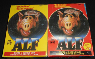 1987 O-Pee-Chee OPC ALF Alien Life Form Unopened Boxes Both Series 48 Packs Each
